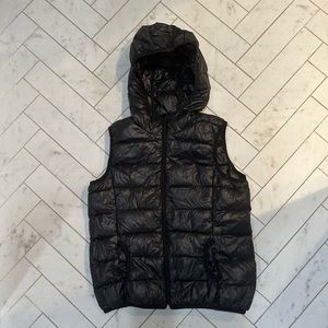 Aqua hooded vest
